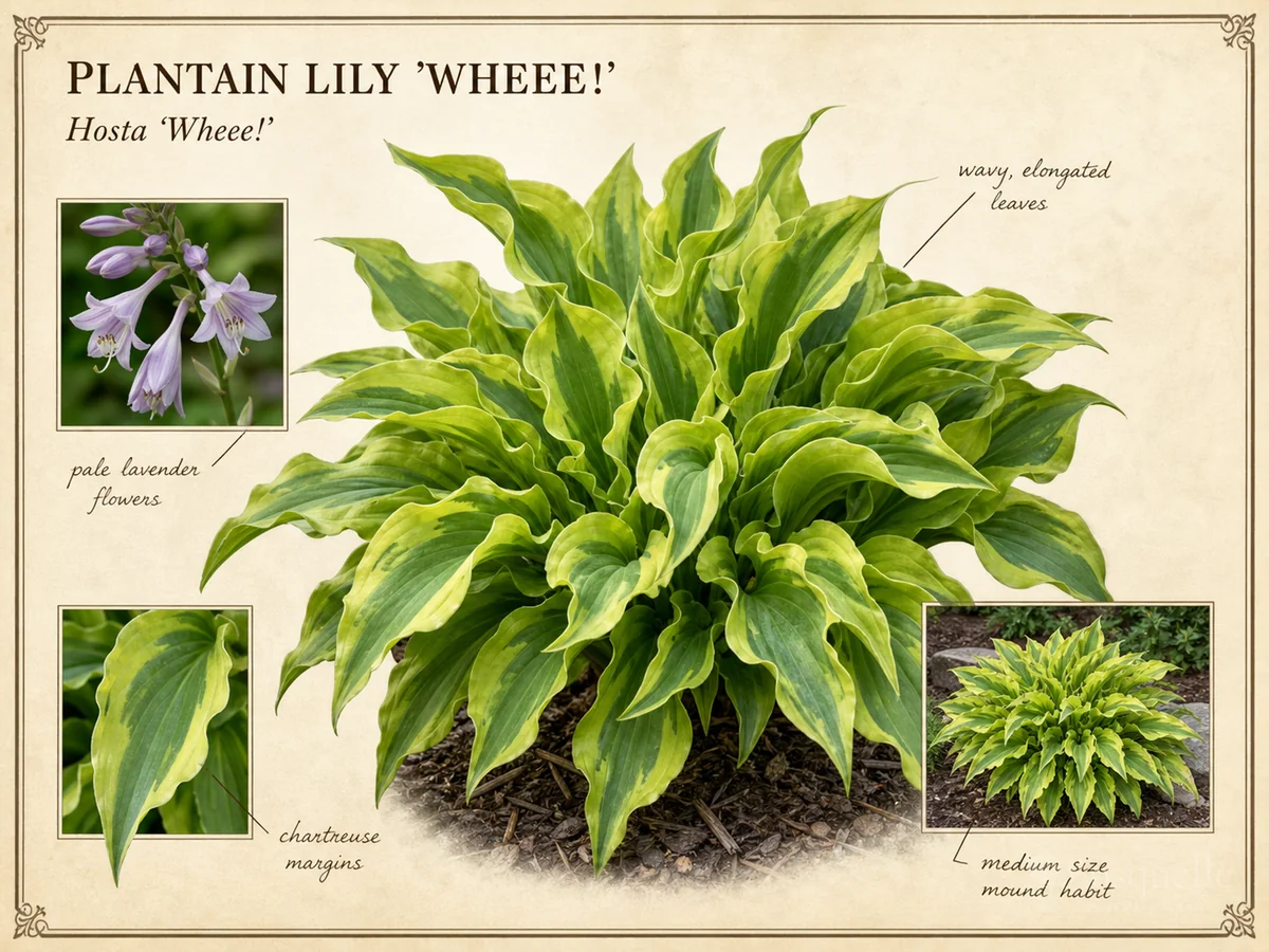 Plantain Lily 'Wheee!'