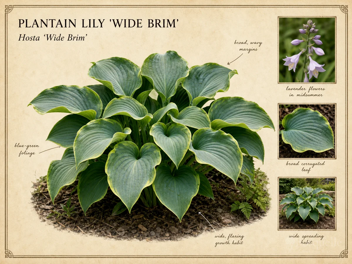 Plantain Lily 'Wide Brim'
