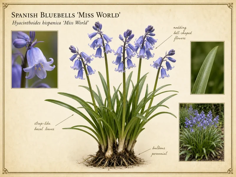 Spanish Bluebells 'Miss World' — Spanish bluebells · Browse by kind
