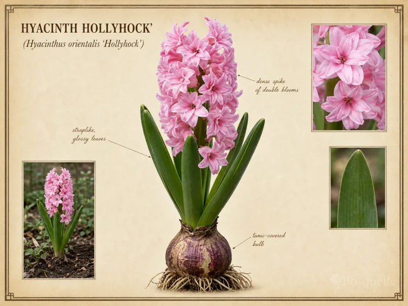 Hyacinth Hollyhock’ (Hyacinthus orientalis ‘Hollyhock’)