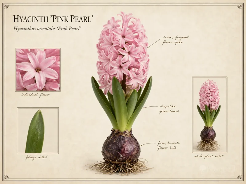 Hyacinth ‘Pink Pearl’ (Hyacinthus orientalis ‘Pink Pearl’)