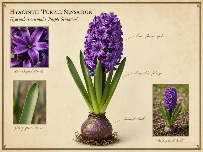 Hyacinth ‘Purple Sensation’ (Hyacinthus orientalis ‘Purple Sensation’)