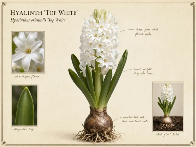 Hyacinth 'Top White'