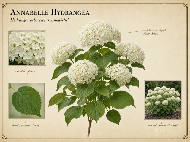 Annabelle Hydrangea (Hydrangea arborescens ‘Annabelle’)