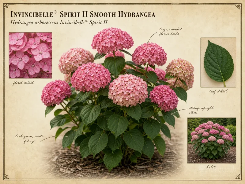 Invincibelle® Spirit II Smooth Hydrangea (Hydrangea arborescens Invincibelle® Spirit II)