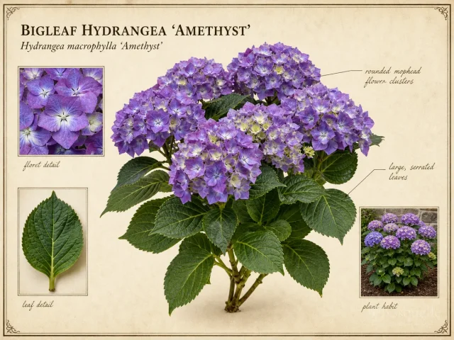 Bigleaf Hydrangea 'Amethyst'