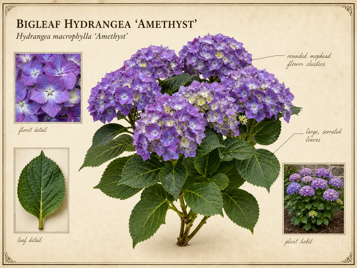 Bigleaf Hydrangea 'Amethyst'