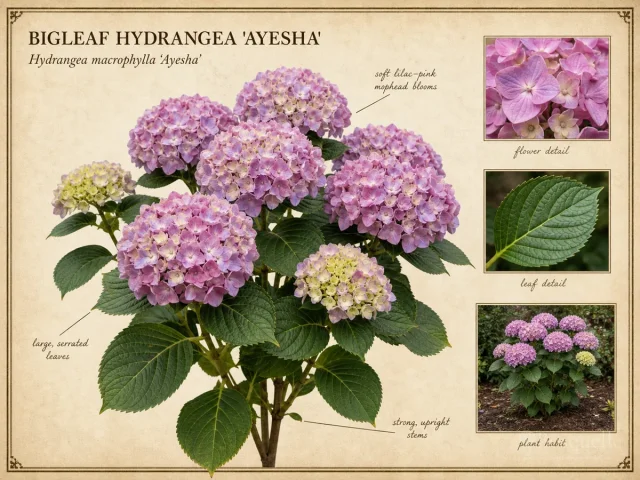Bigleaf Hydrangea 'Ayesha'
