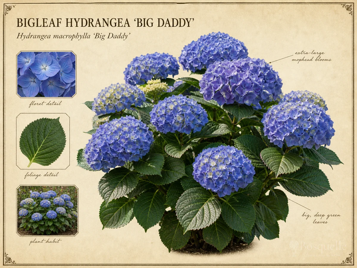 Bigleaf Hydrangea 'Big Daddy'