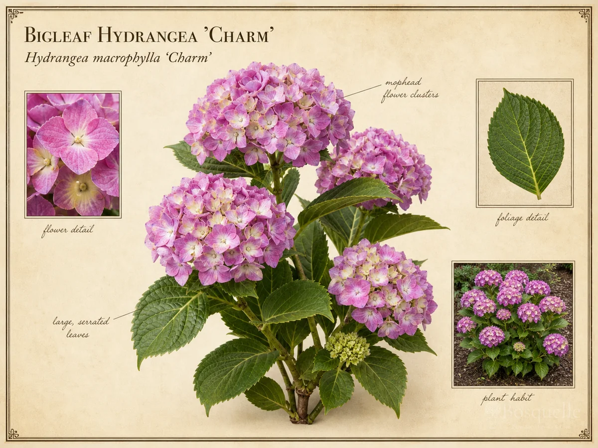 Bigleaf Hydrangea 'Charm'