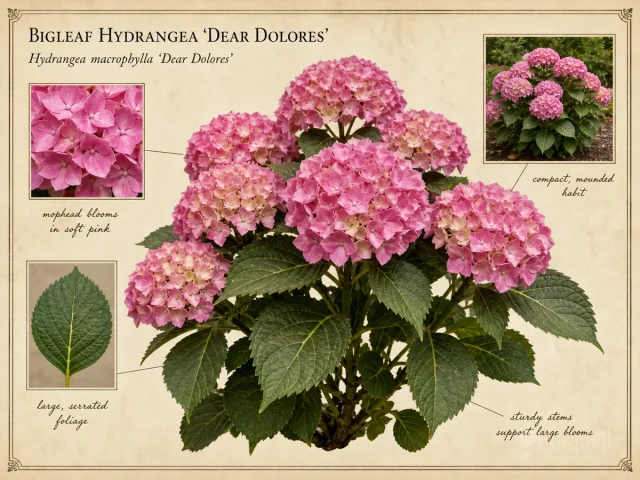 Bigleaf Hydrangea 'Dear Dolores'