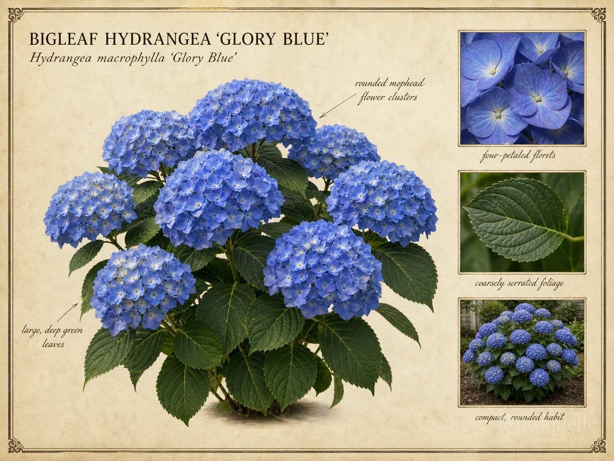 Bigleaf Hydrangea 'Glory Blue'