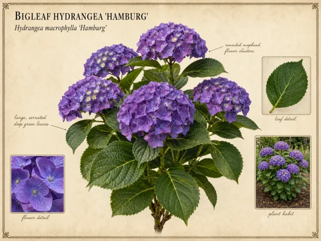 Bigleaf Hydrangea 'Hamburg'