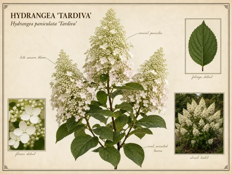 Hydrangea ‘Tardiva’ (Hydrangea paniculata ‘Tardiva’)