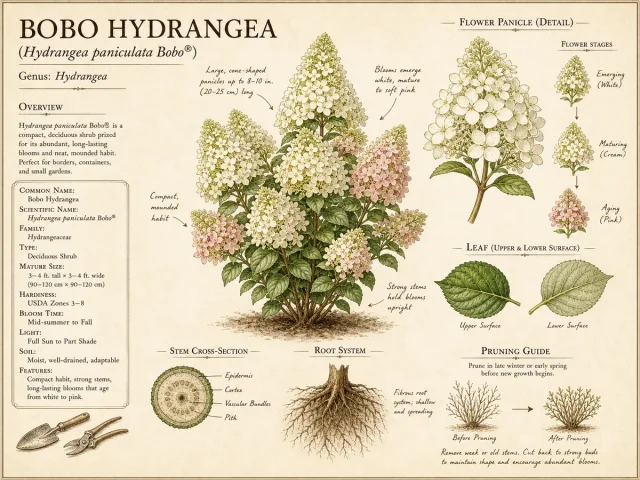 Bobo Hydrangea (Hydrangea paniculata Bobo®)