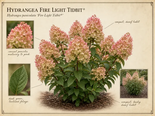 Hydrangea Fire Light Tidbit® (Hydrangea paniculata Fire Light Tidbit®)