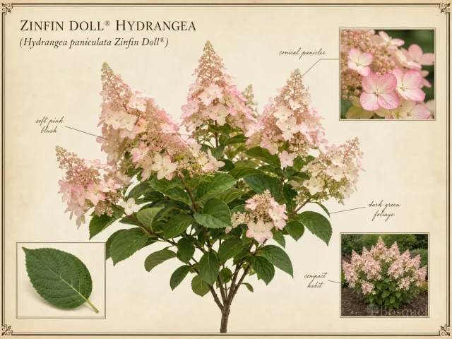 Zinfin Doll® Hydrangea (Hydrangea paniculata Zinfin Doll®)