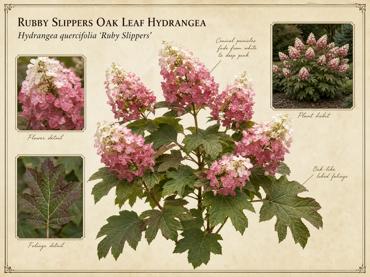 Rubby Slippers Oak Leaf Hydrangea