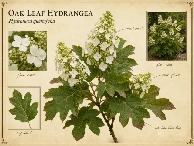 Oak Leaf Hydrangea (Hydrangea quercifolia)