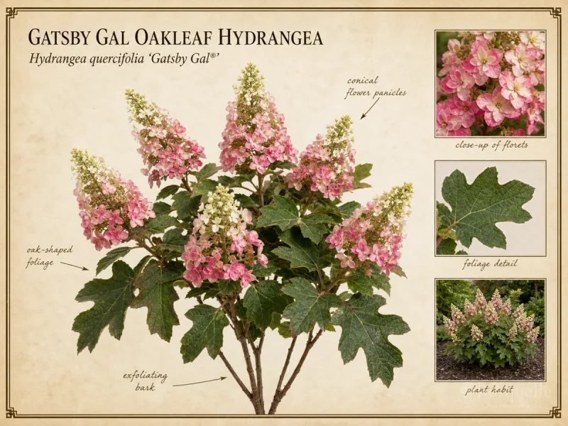Gatsby Gal Oakleaf Hydrangea (Hydrangea quercifolia Gatsby Gal®)
