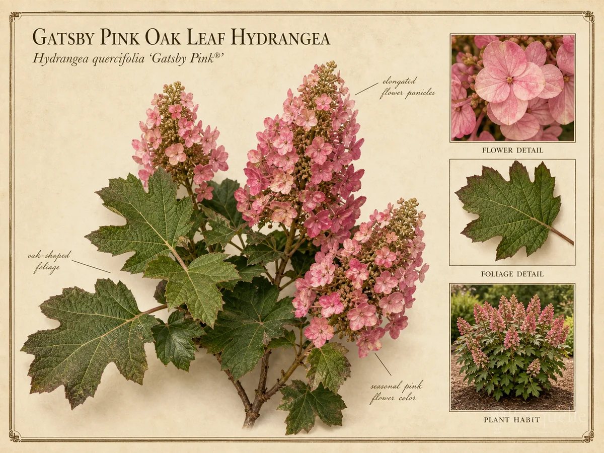 Gatsby Pink Oak Leaf Hydrangea