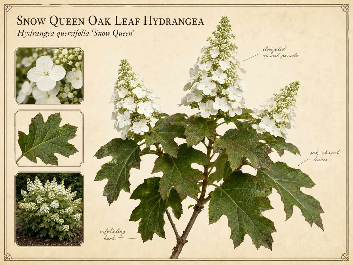 Snow Queen Oak Leaf Hydrangea