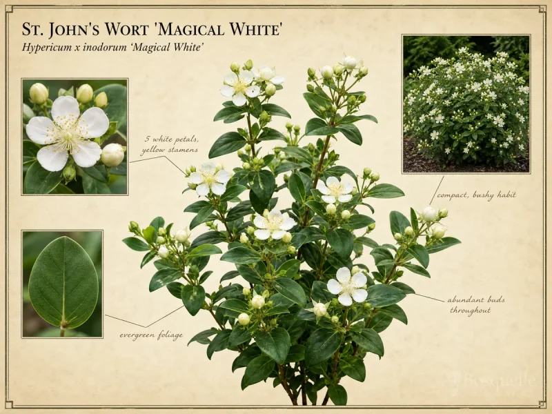 St. John’s Wort ‘Magical White’ (Hypericum x inodorum ‘Magical White’)