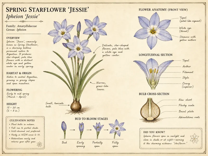 Spring Starflower 'Jessie'