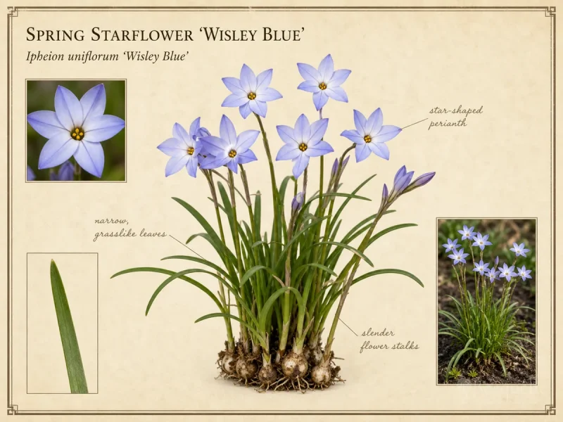 Spring Starflower 'Wisley Blue'
