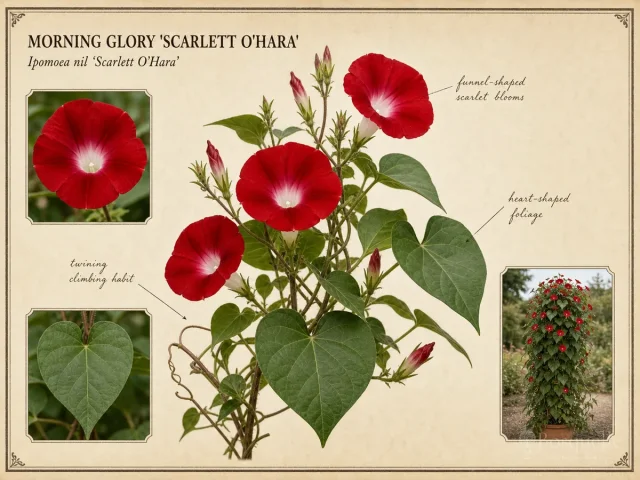 Morning Glory 'Scarlett O'Hara'