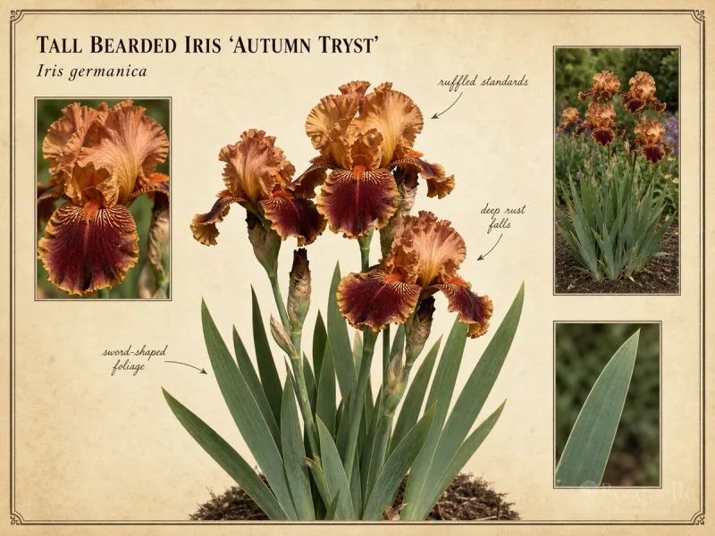 Tall Bearded Iris 'Autumn Tryst'