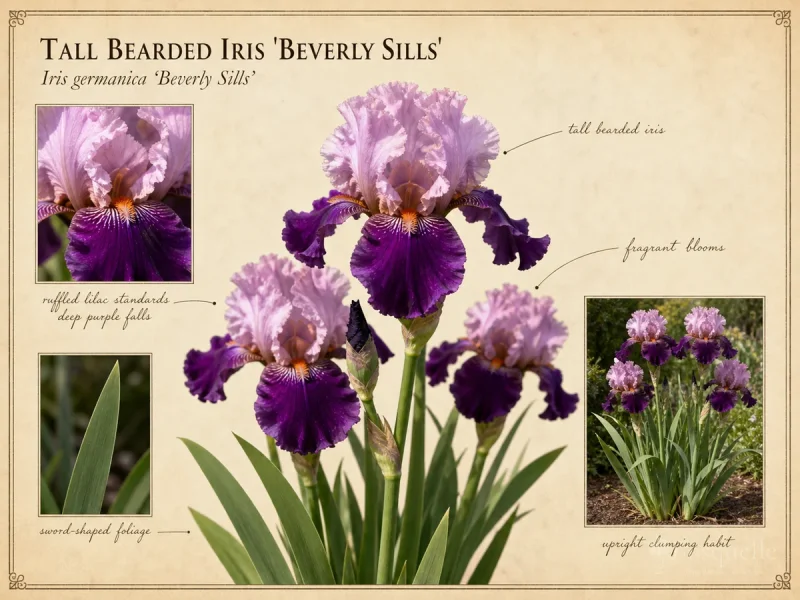 Tall Bearded Iris 'Beverly Sills'