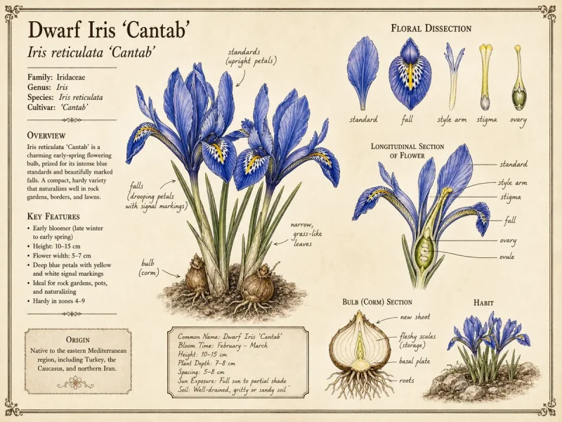 Dwarf Iris ‘Cantab’ (Iris ‘Cantab’)