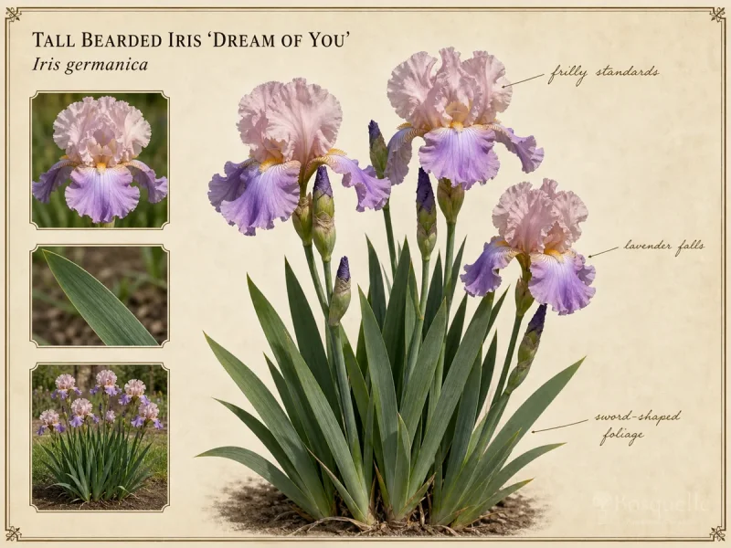 Tall Bearded Iris 'Dream of You'