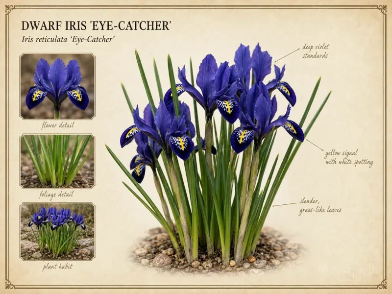 Dwarf Iris 'Eye-Catcher' — Dwarf reticulata iris (14)