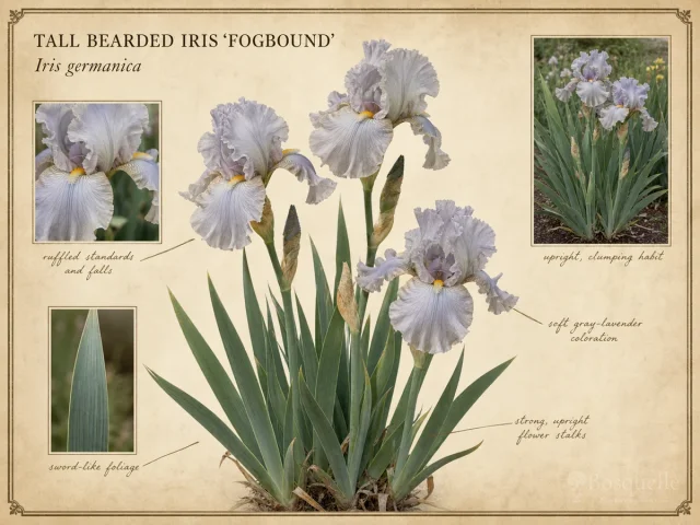 Tall Bearded Iris ‘Fogbound’ (Iris ‘Fogbound’)