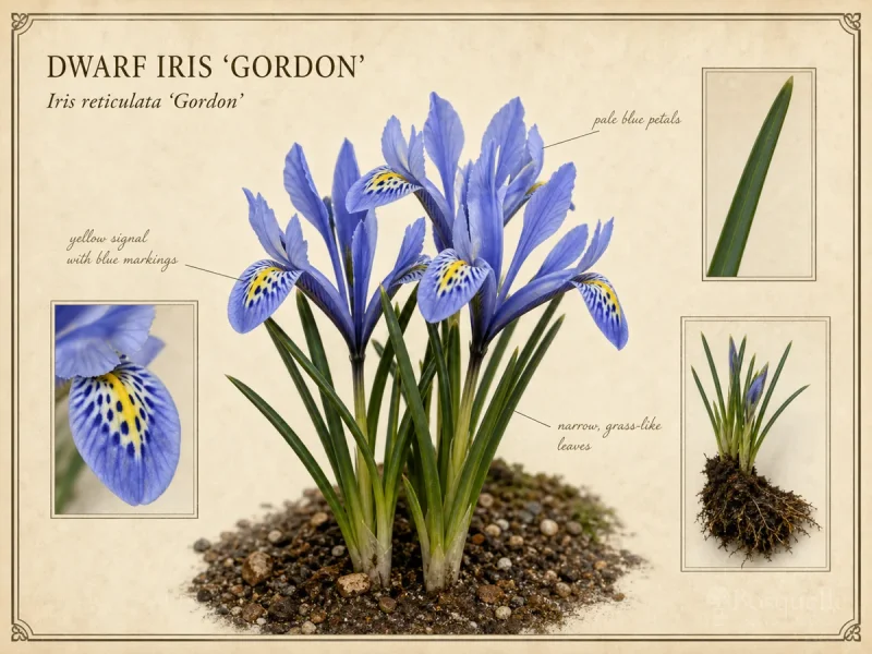 Dwarf Iris 'Gordon' — Dwarf reticulata iris (14)