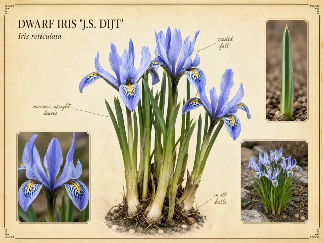 Dwarf Iris ‘J.S. Dijt’ (Iris ‘J.S. Dijt’)