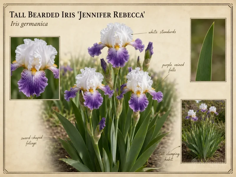 Tall Bearded Iris 'Jennifer Rebecca'