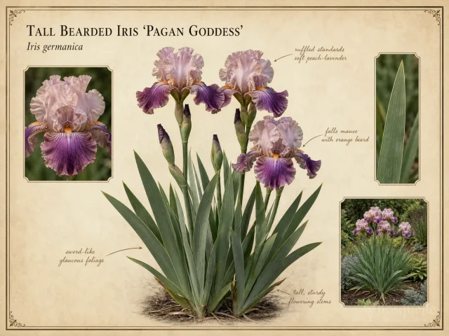 Tall Bearded Iris ‘Pagan Goddess’ (Iris ‘Pagan Goddess’)