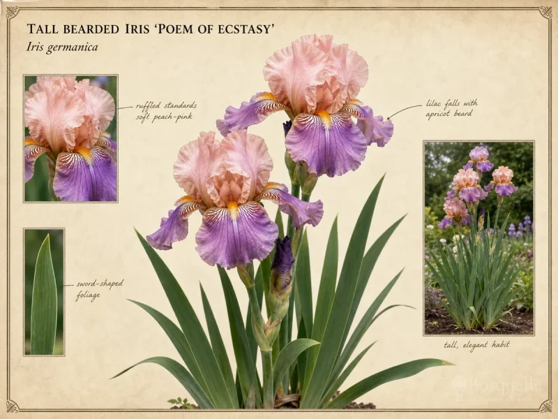 Tall Bearded Iris 'Poem of Ecstasy'