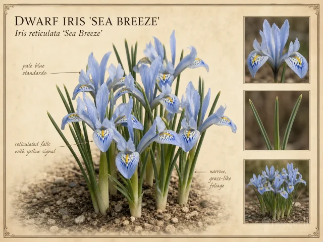 Dwarf Iris ‘Sea Breeze’ (Iris ‘Sea Breeze’)