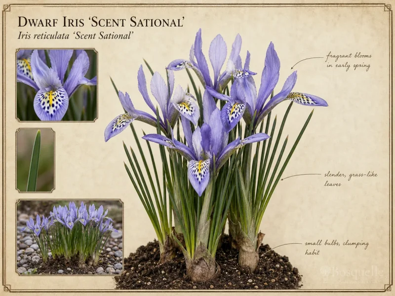 Dwarf Iris 'Scent Sational' — Dwarf reticulata iris (14)