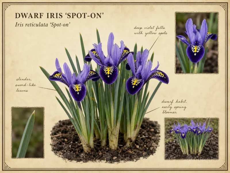 Dwarf Iris 'Spot-on' — Dwarf reticulata iris (14)