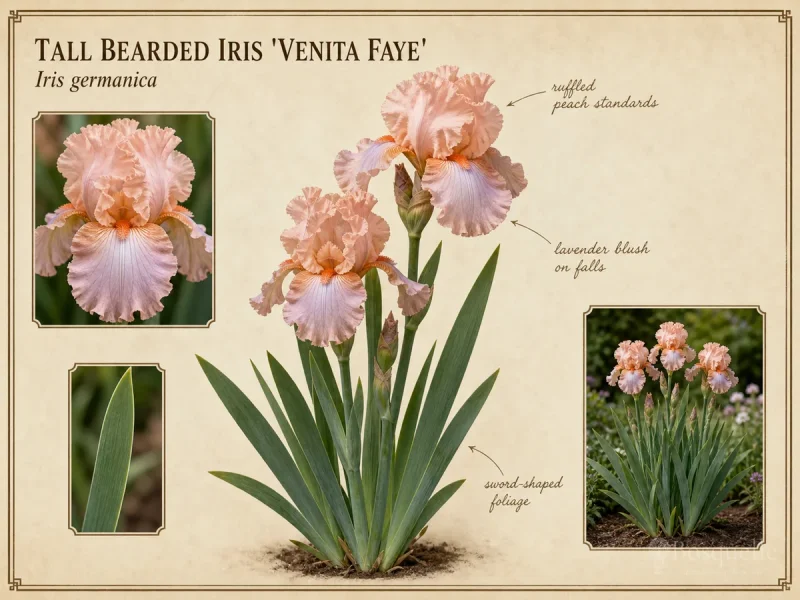Tall Bearded Iris 'Venita Faye'