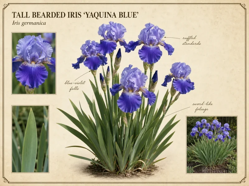 Tall Bearded Iris 'Yaquina Blue'