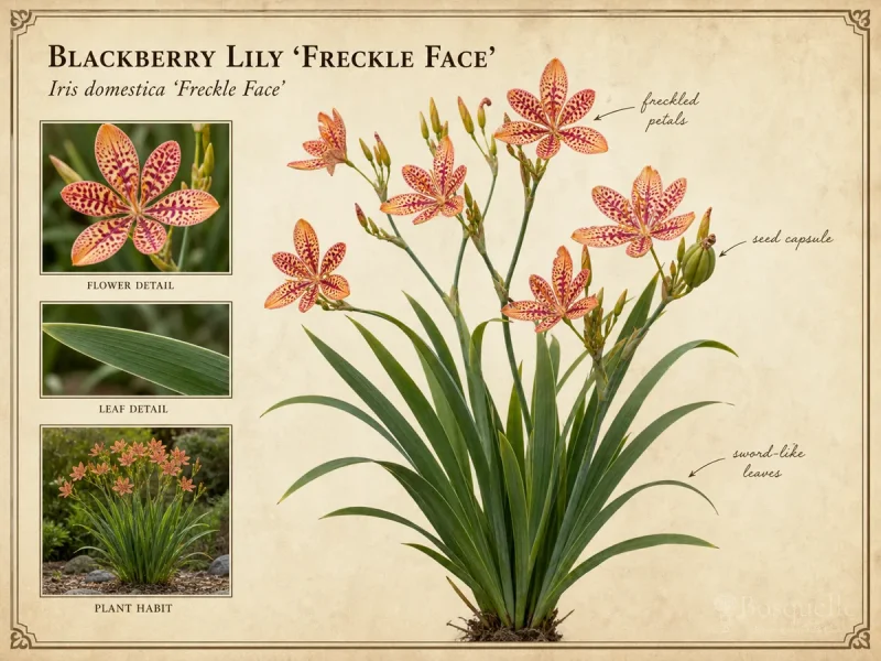 Blackberry Lily 'Freckle Face'