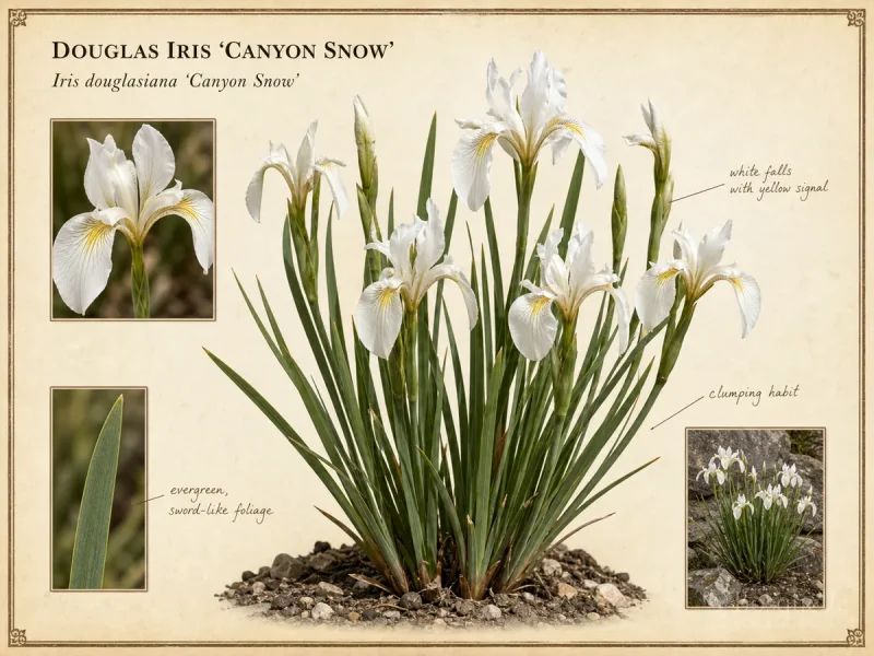 Douglas Iris 'Canyon Snow'
