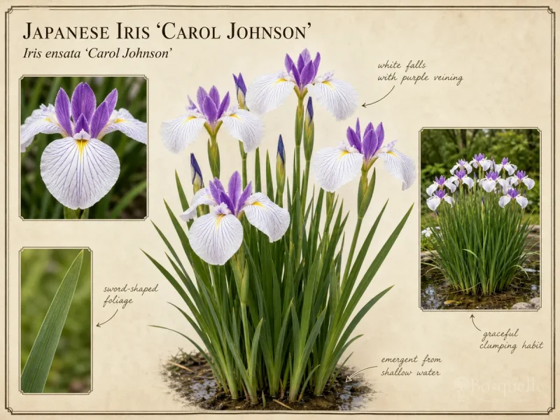 Japanese Iris 'Carol Johnson' — Japanese iris (ensata) (19)