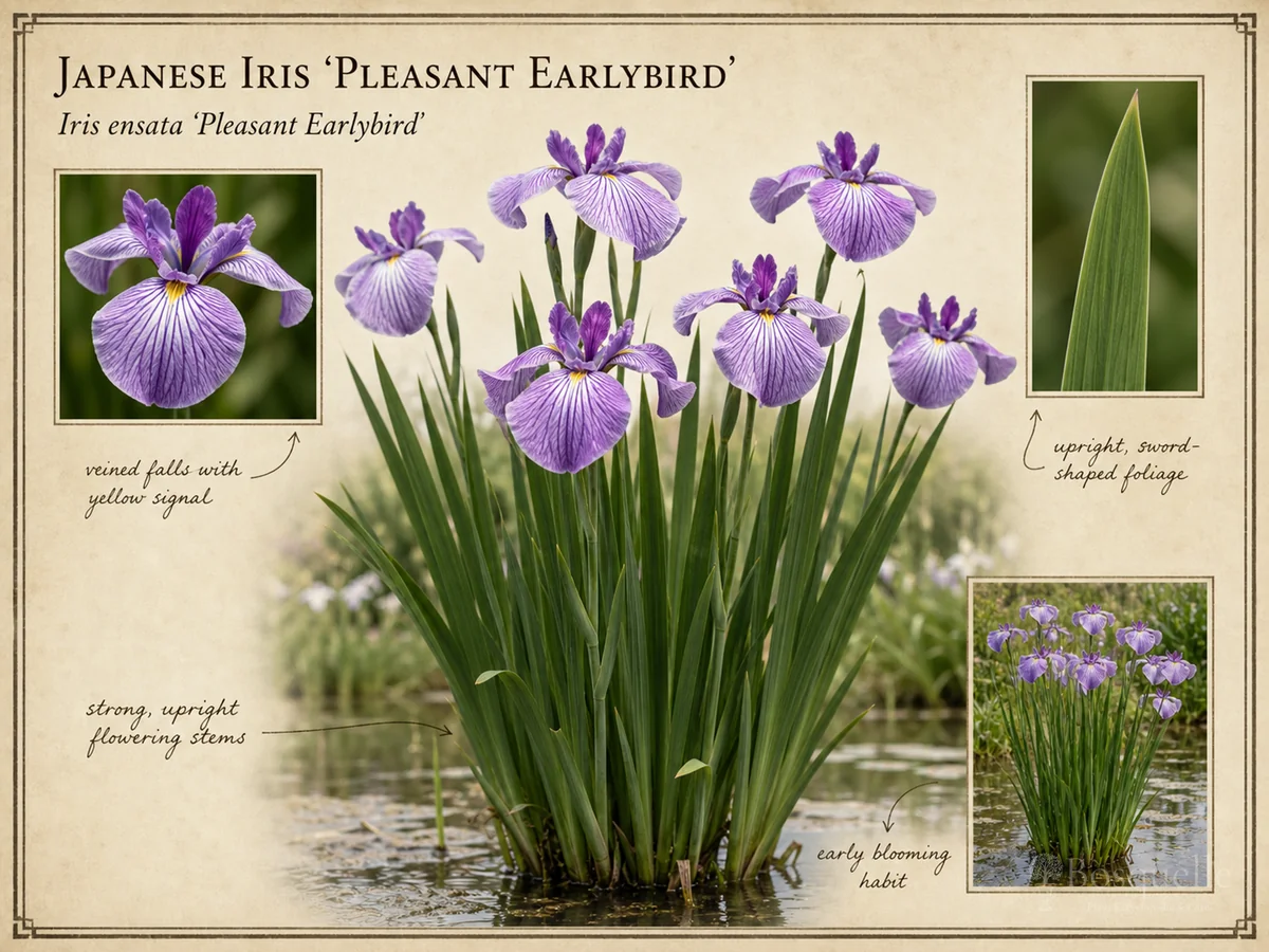 Japanese Iris 'Pleasant Earlybird'